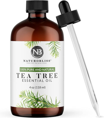 100% Pure, Tea Tree Essential Oil - (4 Fl Oz / 120 Ml) -Undiluted, Therapeutic Grade - Perfect For Aromatherapy And Relaxation