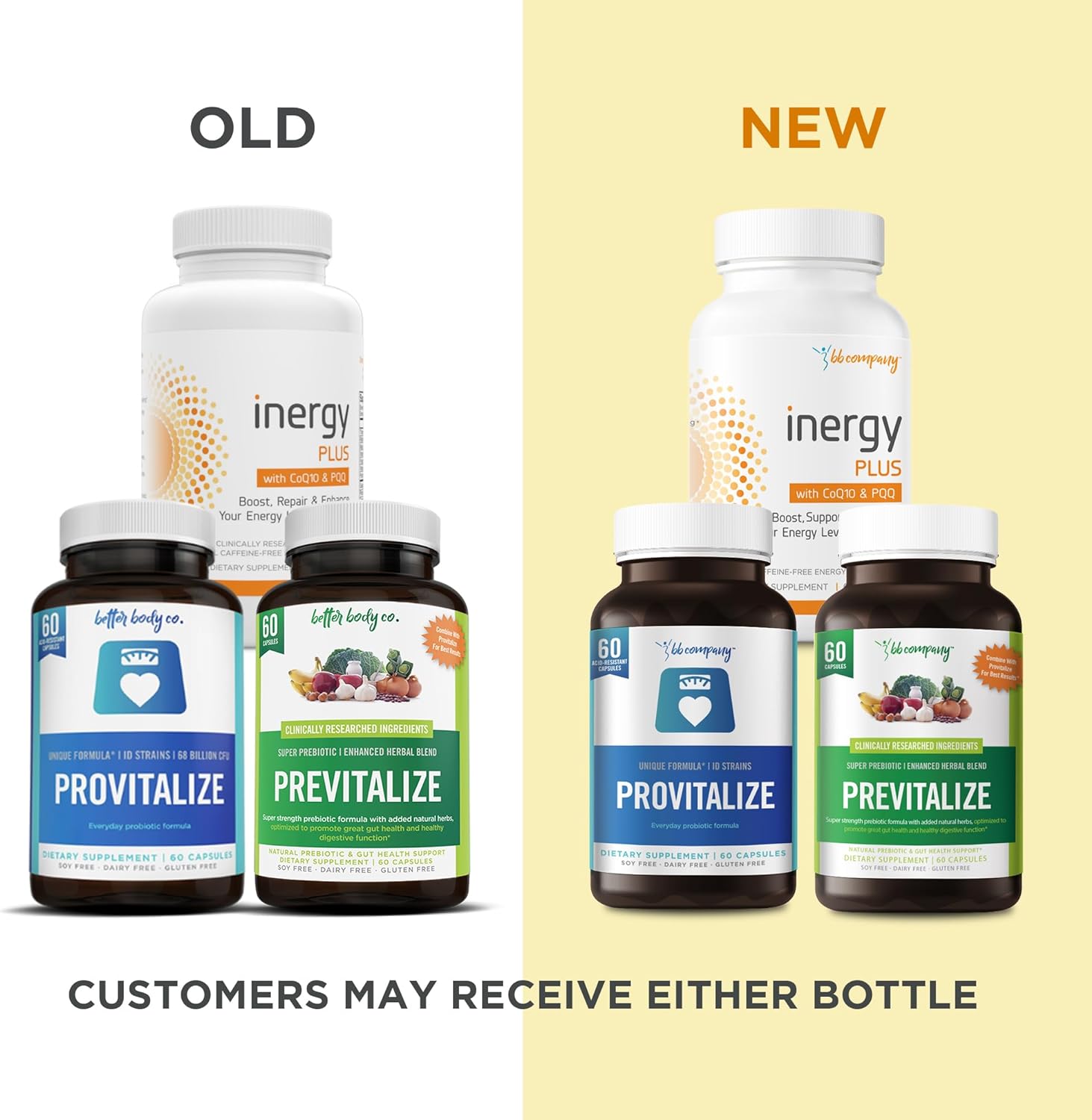 BB Company Menokit Bundle | Menopause Vitamins - Soothes Joint Aches, Boosts Energy, Mental Clarity, Gut Health | Provitalize, Previtalize & inergyPLUS | Value Bundle | Packaging Vary | 30 Day Supply : Health & Household