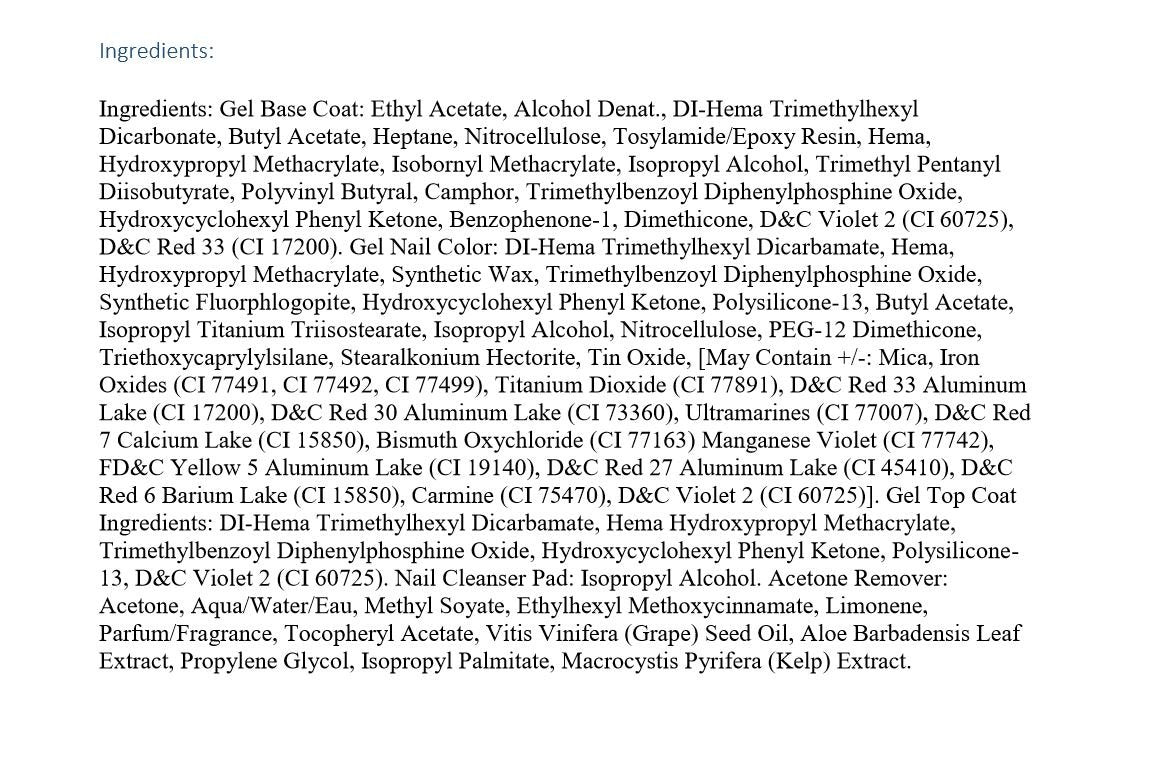 Sally Hansen Salon Pro Gel Starter Kit : Nail Polish : Beauty & Personal Care