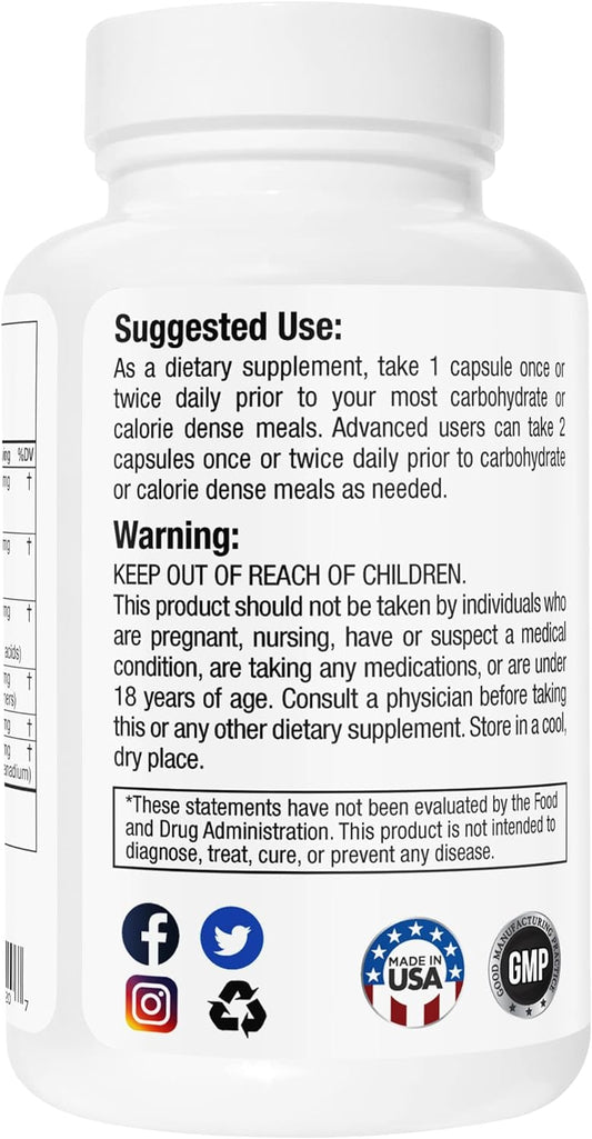 Gorilla Mind Glucose Disposal Agent  Promotes Fat Loss And Muscle Growth (120 Capsules)