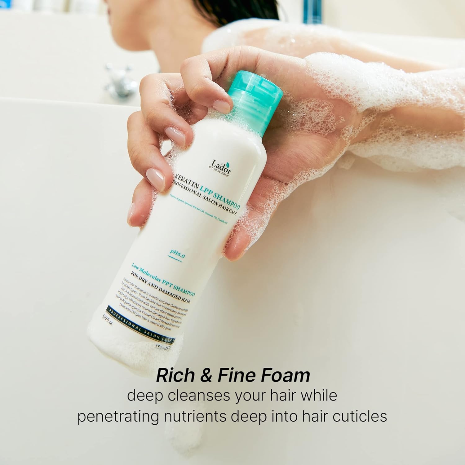 La'Dor Keratin Lpp Damage Care Shampoo W/Proteins & Plant Oils - Ph Balanced Sub Acidic For Dry Damaged Frizzy Coarse Thinning Hair - No Silicone, Paraben, Sulfate, Alcohol 5.07 Fl Oz (2Pcs) Lador : Beauty & Personal Care