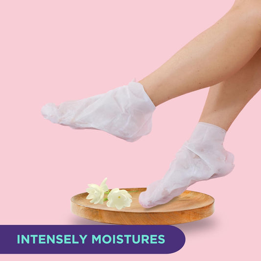 Skin Republic Foot Repair Peel Mask | Repair Heels & Removes Dry Dead Skin For Soft Baby Feet | Exfoliating Peel Mask For Hard Skin (Pack Of 1)