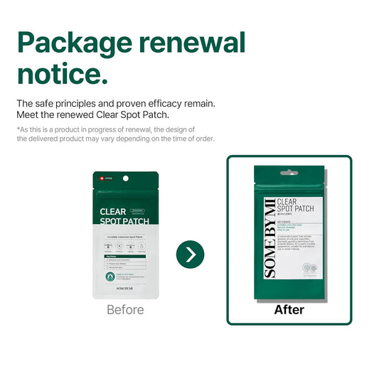 Some By Mi 30 Days Miracle Clear Spot Patch - Pack Of 5, 90 Counts, 2 Size(10Mm 45Counts, 12Mm 45Counts) - Invisible Hydrocolloid Skin Trouble And Pimple Patch With No Irritation - Korean Skin Care