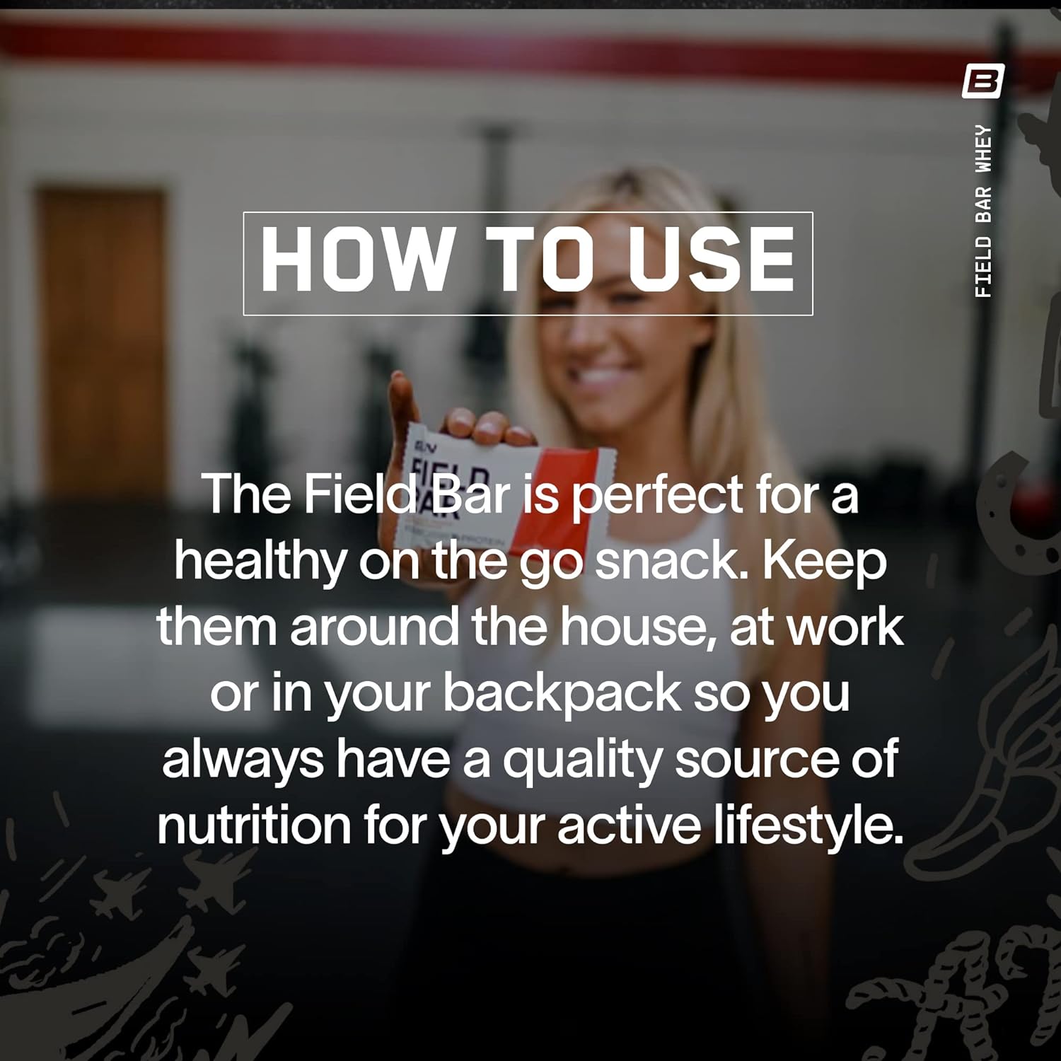 Bare Performance Nutrition, BPN Field Bar Whey Protein Bars, Non-GMO and Gluten-Free, Chocolate Peanut Butter Blondie : Health & Household