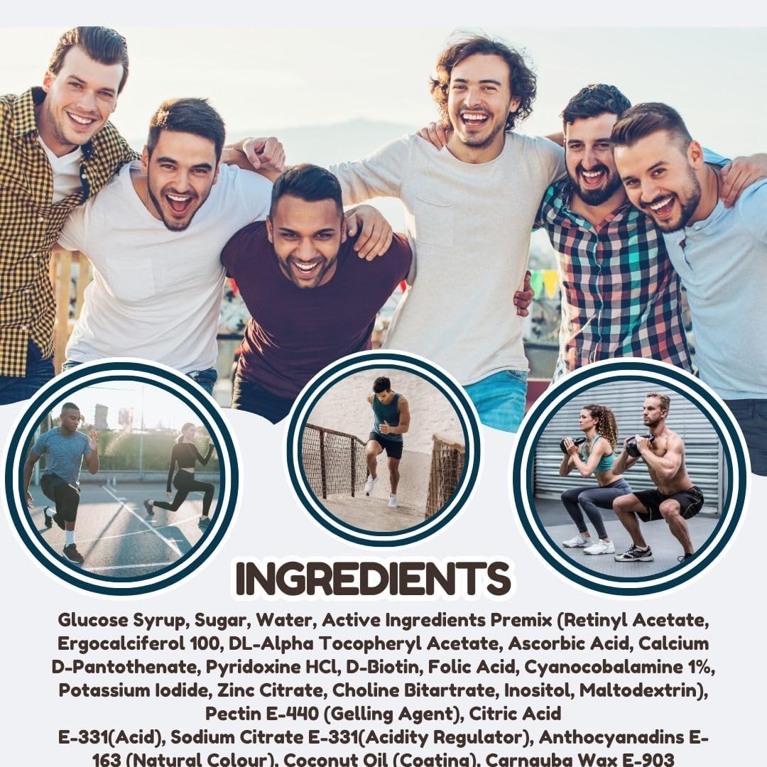 Sunvit-Pro Biotin Gummies 5,000µg - Hair Skin and Nail Vitamins, Vegan Plant Based Biotin Hair Growth Gummies for Women & Men, Supports Menopause, Perfect for Bone, Teeth & Muscle, Enhanced with Zinc : Amazon.co.uk: Health & Personal Care