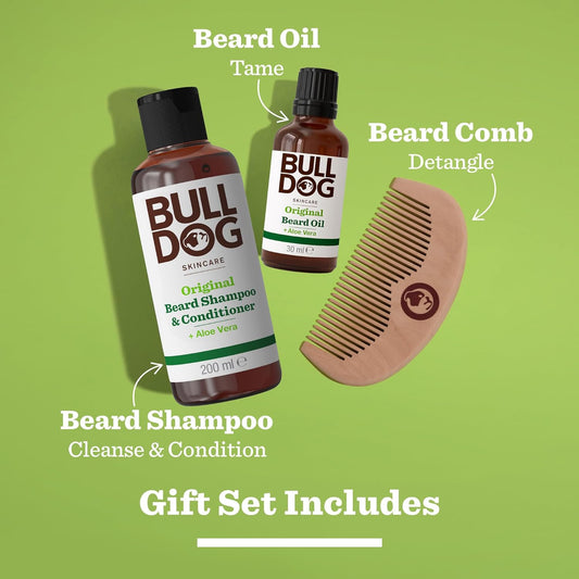 Bulldog Skincare | Men'S Gift Set | Original Beard Care Kit
