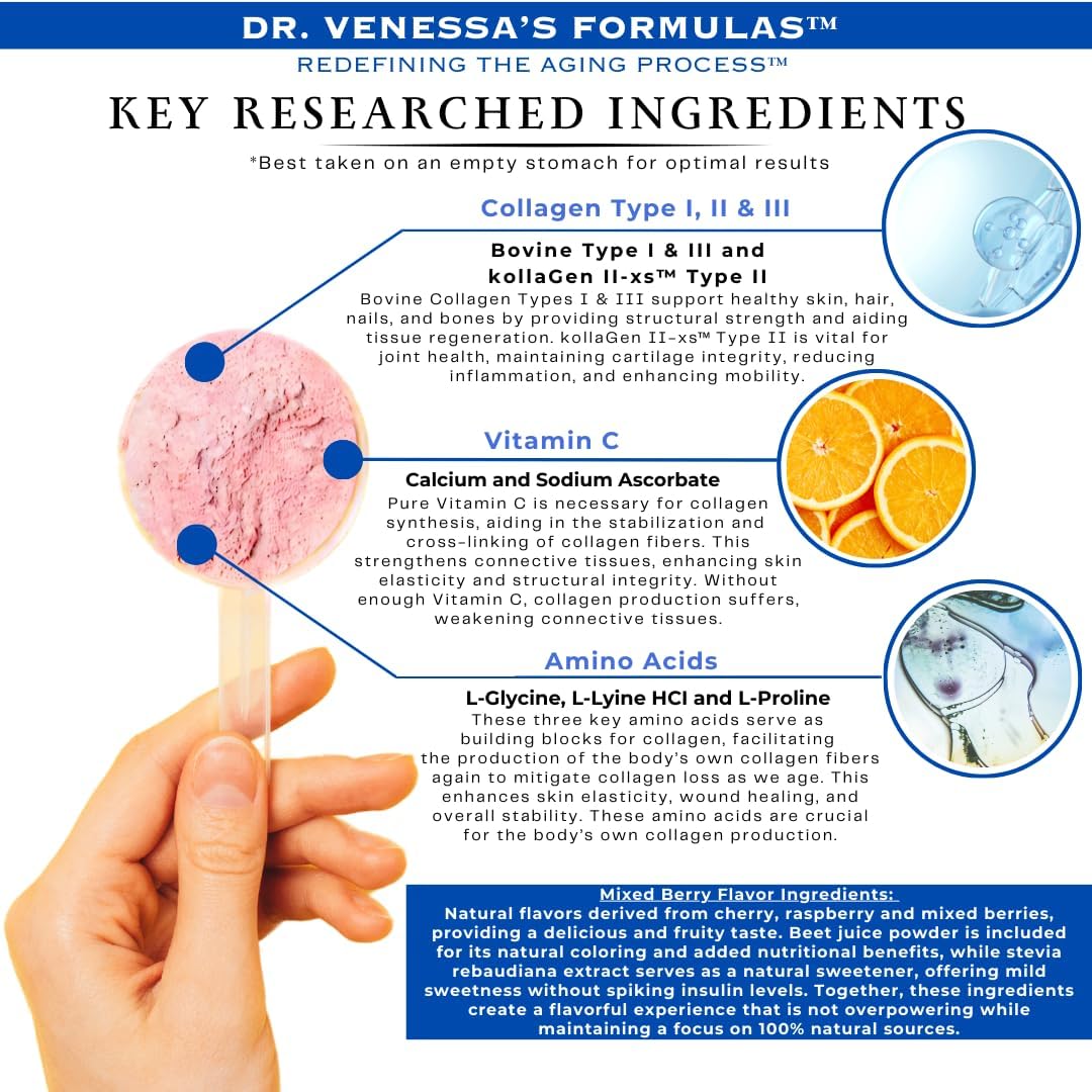 Anti-Aging 3 Collagen, Mixed Berry Flavor 600 Grams