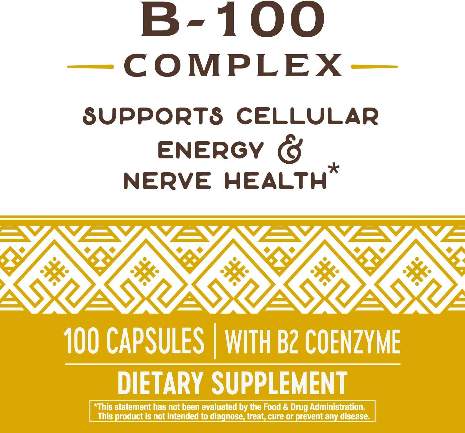 Nature's Way Vitamin B-100 Complex