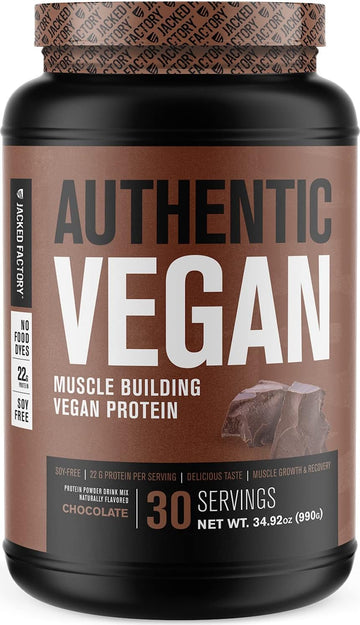 Authentic Vegan Plant Based Protein Powder - 22G Of Muscle Building Pr