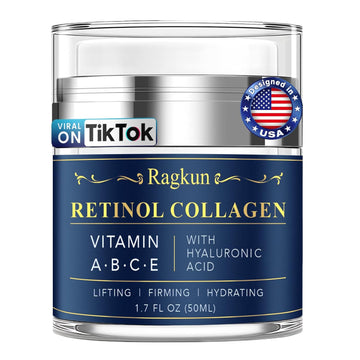 Retinol Cream For Face, Moisturizer For Women & Men With Collagen To Tighten, Lift & Firm Skin, Wrinkle For Women, Anti-Aging Face Cream, Instant Face Lift Cream 1.7 Fl. Oz