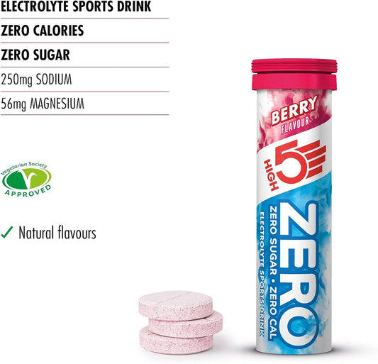High5 Hydration Starter Kit Inc 750Ml Bottle & Zero 10 Tab Berry Hydration Tablets