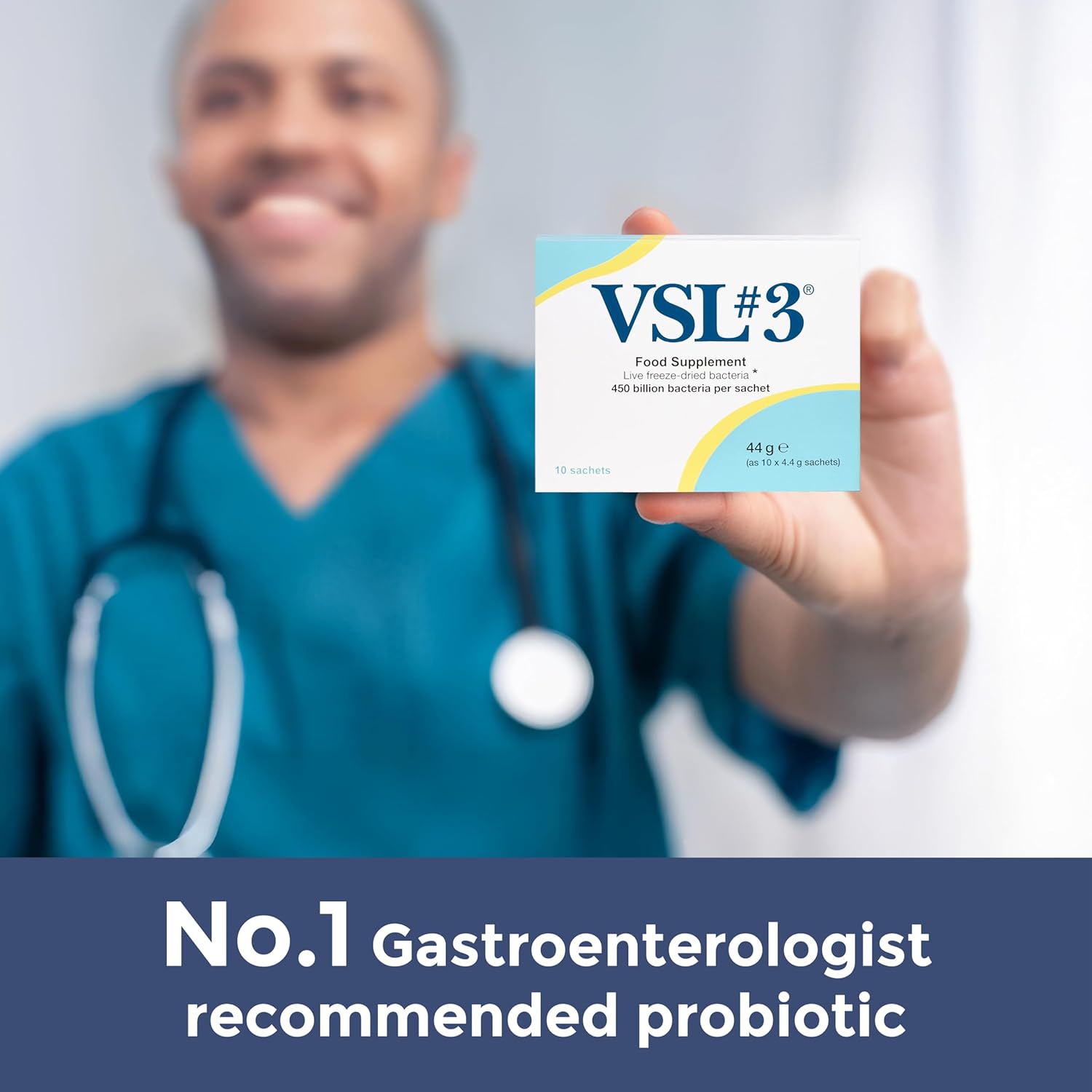 VSL#3 High-Concentration Probiotic Supplement (30 sachets) for Gut Health - 450 Billion Live Bacteria Across 8 Diverse Strains - Proven to Reach the Gut Alive & Trusted by NHS Healthcare Professionals : Amazon.co.uk: Health & Personal Care