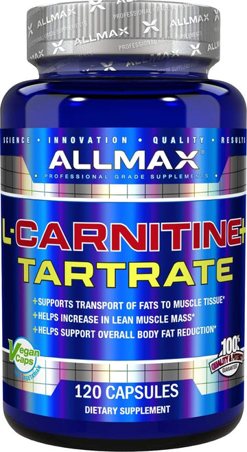Allmax Essentials L-Carnitine Tartrate - 120 Capsules - Stimulant-Free