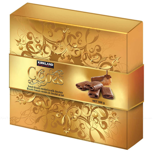 Kirkland Signature Crepes Biscuits With Chocolate 19.97 Oz, 20 Oz, Red / Blue