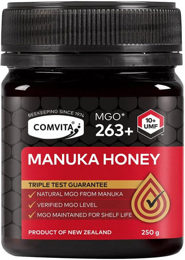 Comvita Unpasteurised Manuka Honey From New Zealand (Umf 10+, Mgo 263+) - 250G
