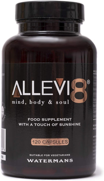Allevi8 - Ayurvedic Medicine, Frankincense, Turmeric, Ginger, Black Pepper, Vitamin D3. 2 Months Supply In One Tub. These Powerful Herbs Were Used In Biblical Times