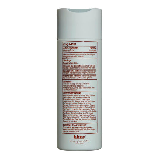 Hims Dandruff Detox Shampoo - Dermatologist Formulated For Dry, Oily, Itchy, Flaky Scalp Shampoo With 1% Zinc Pyrithione, Argan & Avocado Oil - 2 X 6.4 Fl Oz