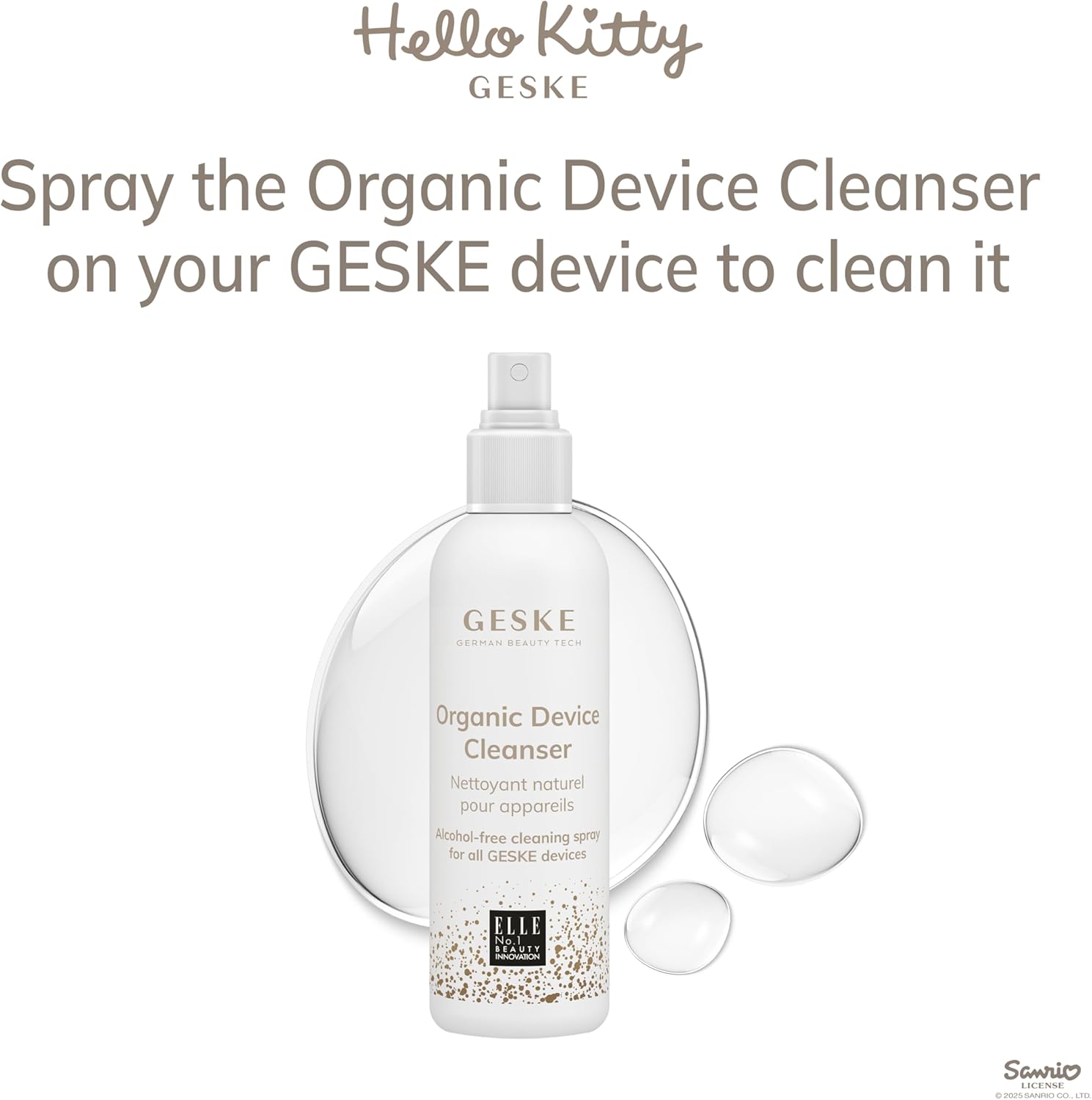 GESKE x Hello Kitty | SmartAppGuided™ Facial Hydration Refresher | 4 in 1 | water atomizer | facial steamer | face mister | Facial Cleansing Device | mister | Skin Cosmetics | natural glow : Amazon.co.uk: Beauty