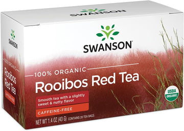 Swanson 100% Certified Organic Rooibos Red Tea 20 Bag(S)