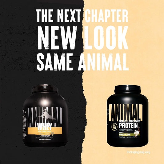 Animal Whey Isolate Whey Protein Powder  Isolate Loaded For Post Workout And Recovery  Low Sugar With Highly Digestible Whey Isolate Protein - Vanilla - 4 Pound (Pack Of 1) (Packaging May Vary)