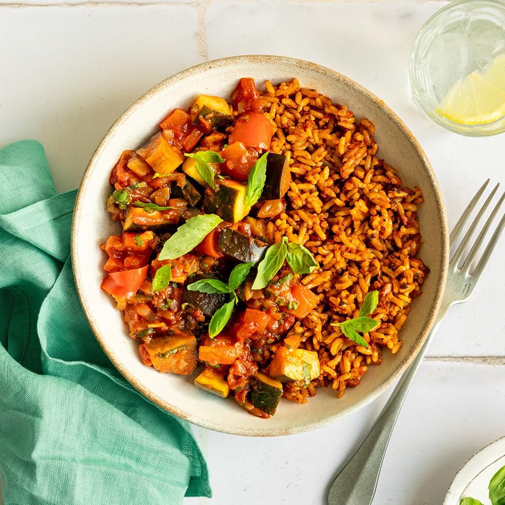 Merchant Gourmet Sunblush Tomato & Basil Wholegrain Microwave Rice - Pack of 6 x 250g Pouches : Amazon.co.uk: Grocery