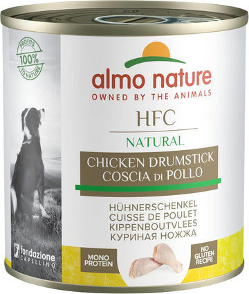 Almo Nature Hfc Natural Wet Dog Food, Chicken Drumstick, 280 G, Pack Of 125517