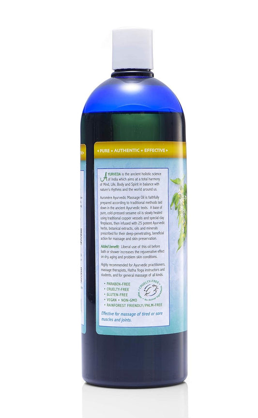 Auromere Ayurvedic Massage Oil - Vegan, Cruelty Free, Natural, Non Gmo