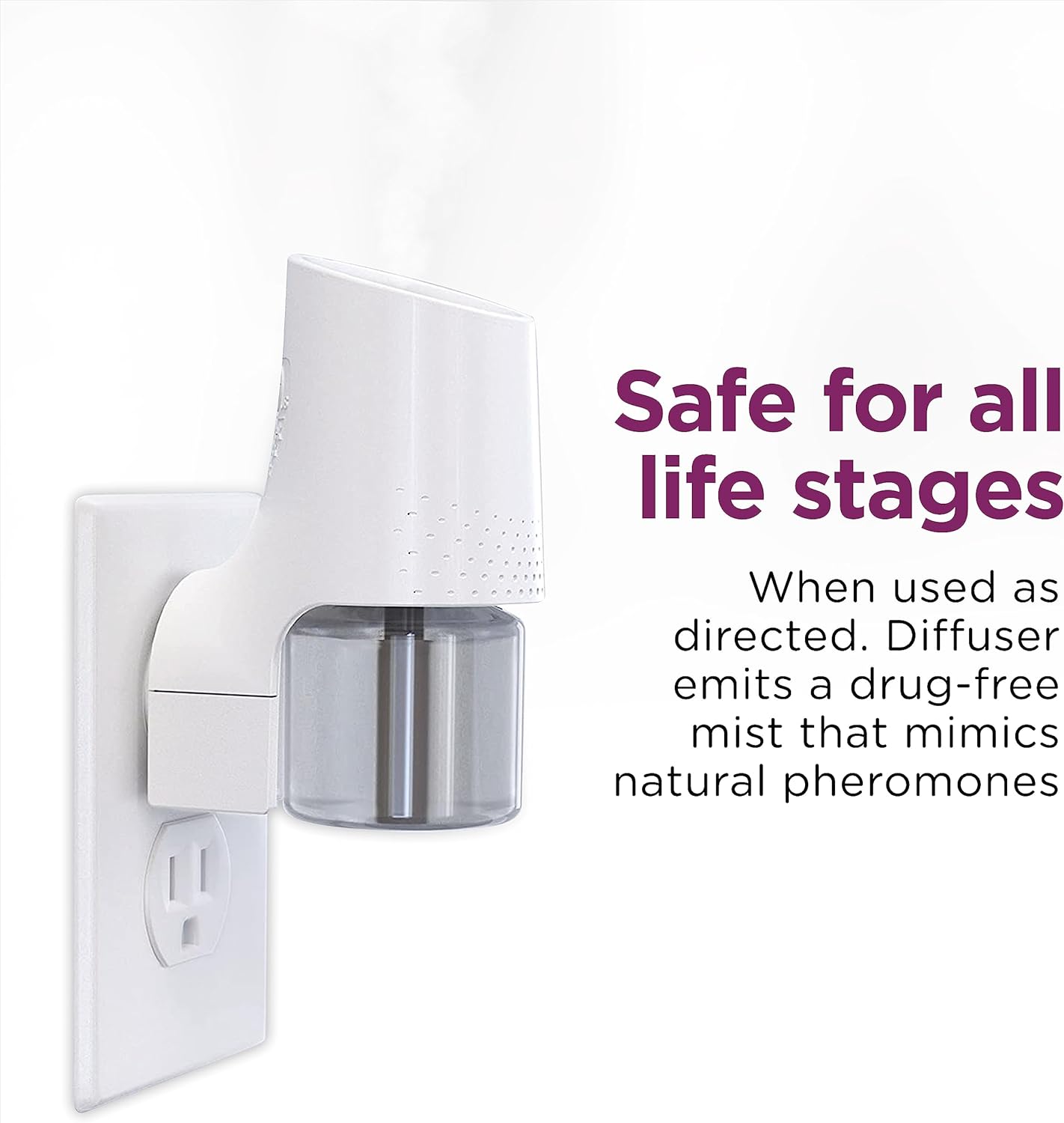 3 Refills | Comfort Zone Multi-Cat Pheromone Diffuser Refills (90 Days) for a Peaceful Home | Veterinarian Recommended | Stop Cat Fighting, Reduce Spraying, Scratching, & Other Problematic Behaviors : Pet Supplies