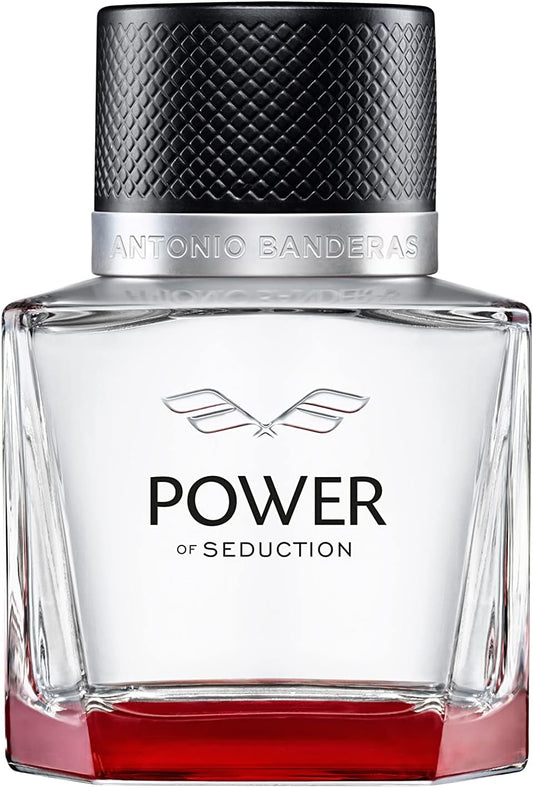 Banderas Perfumes - Power Of Seduction - Eau De Toilette Spray For Men - Long Lasting - Masculine, Elegant And Sexy Fragance - Lavender, Apple And Woody Notes - Ideal For Day Wear - 50 Ml