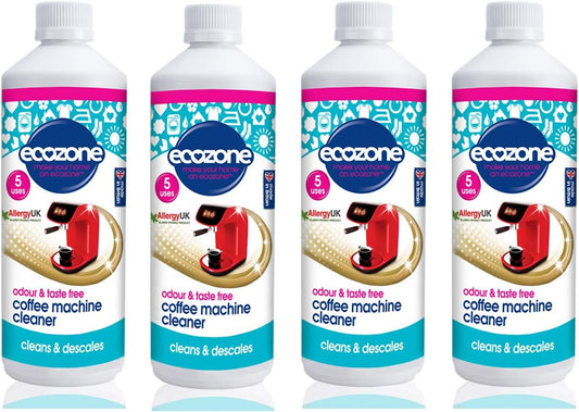 Ecozone Coffee Machine Descaler. Pack Of 4