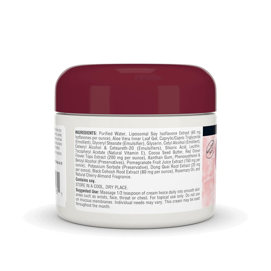 Source Naturals Phyto-Estrogen Cream, Paraben-Free, From Non-Gmo Soy - 2 Oz Cream