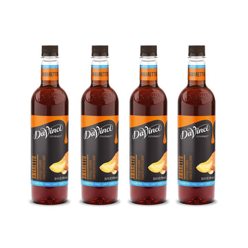 Davinci Gourmet Sugar-Free Amaretto Syrup, 25.4 Fluid Ounce (Pack Of 4)
