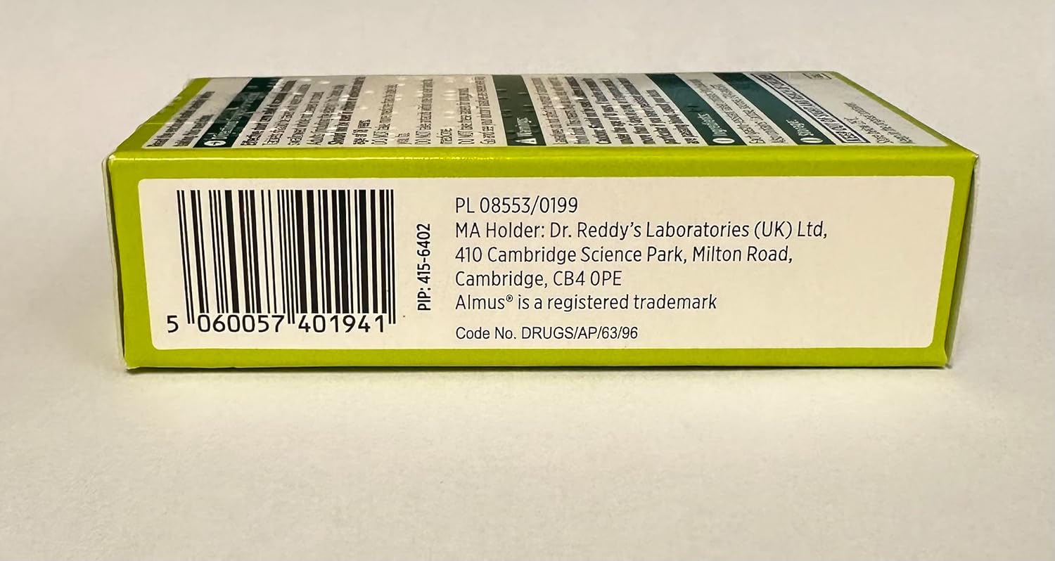 Almus Constipation Relief Gastro-Resistant Tablets 5 Mg Bisacodyl - 3 X 20 Tablets