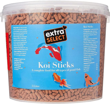 Extra Select Complete Koi Sticks Fish Food Tub, 5 Litre05Sbks5