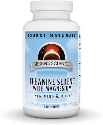 Source Naturals Serene Science L-Theanine With Magnesium And Gaba - 120 Tablets