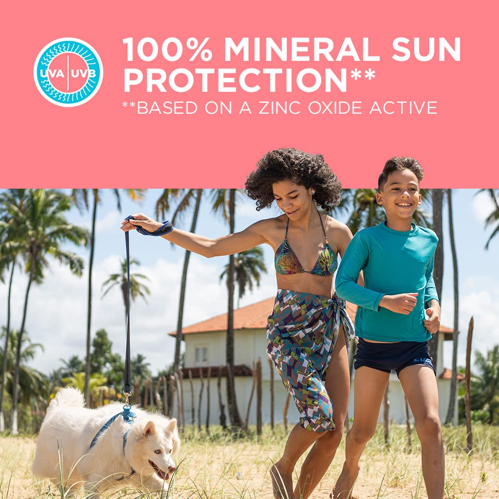 Coppertone Kids Roll-On Sunscreen with Blue Color, Zinc Oxide Sunscreen Lotion, Kids Tear Free Sunscreen, 2.5 fl oz bottle : Baby