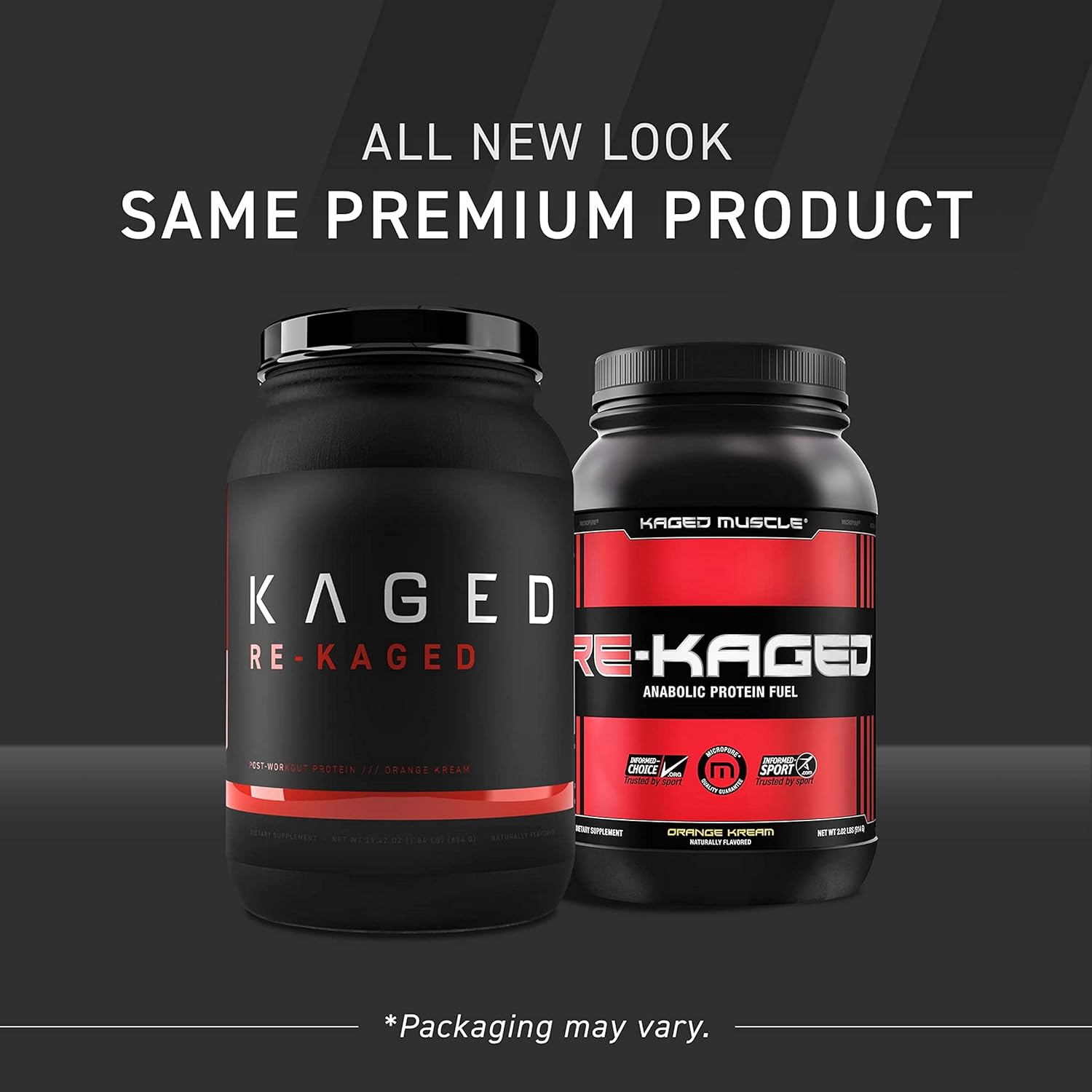 Post Workout Protein Powder, RE-KAGED Whey Protein Powder, Great Tasti