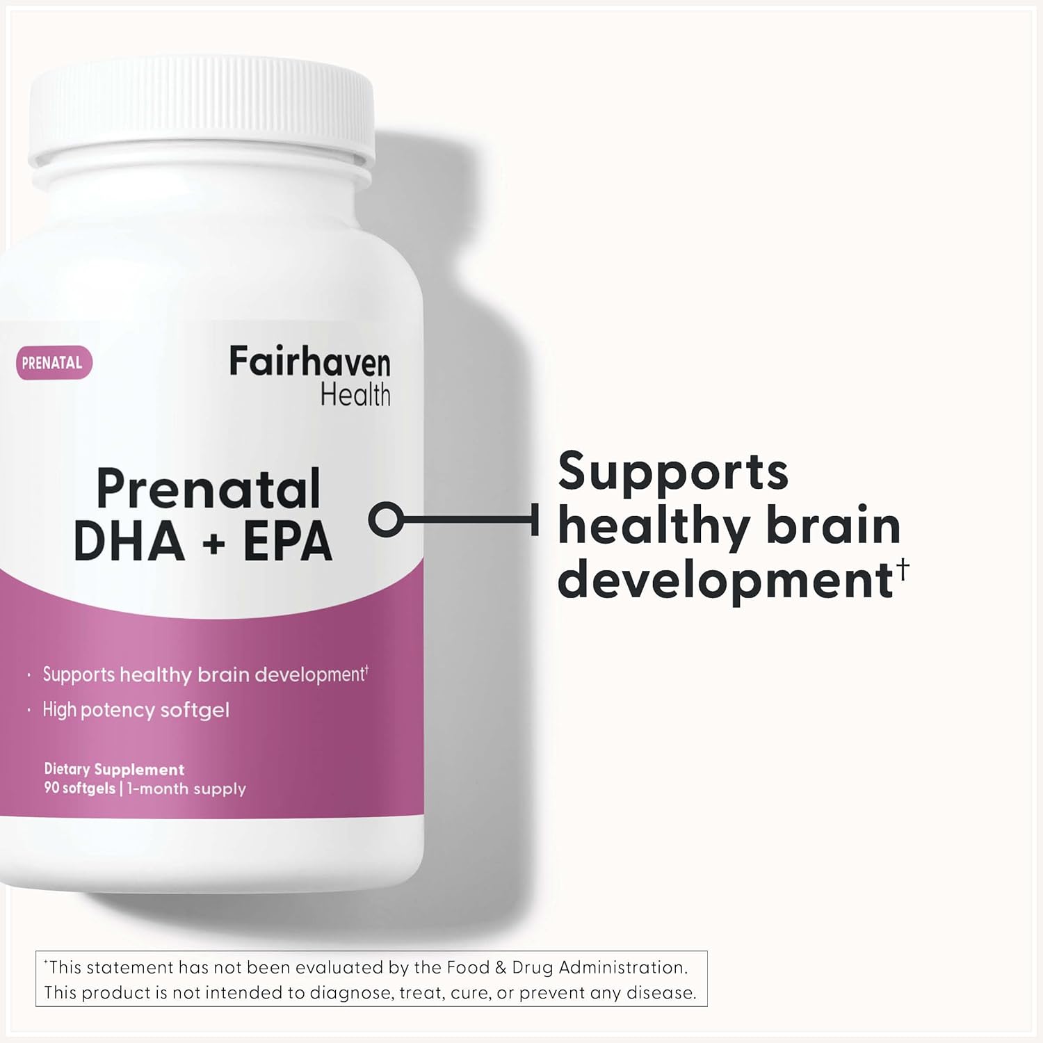 Fairhaven Health Peapod Prenatal Dha Supplements | Premium Icelandic Fish Oil Supplement For Healthy Pregnancy | Epa Dha Omega 3 Supplement For Brain, Eye, Heart Development | Citrus | 90 Softgels : Health & Household