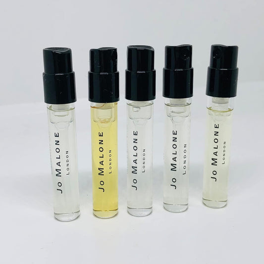Jo Malone Set 5 London Fragrance Sample Vials Different Scent 0.05Oz/ 1.5Ml Each : Beauty & Personal Care