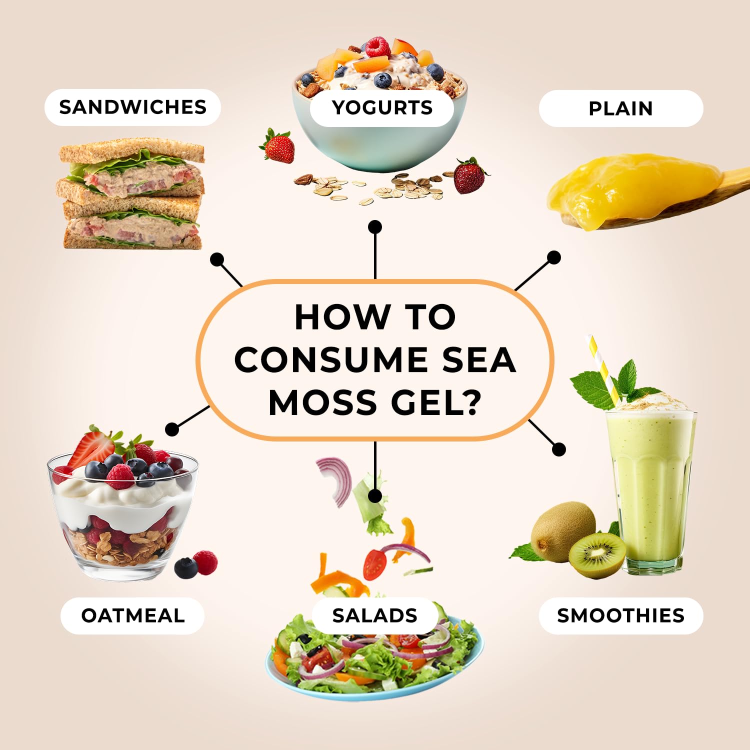 TrueSeaMoss Wildcrafted Irish Sea Moss Gel - Made with Dried Seaweed - Seamoss, Vegan-Friendly, Antioxidant Supports Thyroid & Digestion - Made in USA (Blue Spirulina, Pack of 1) : Grocery & Gourmet Food