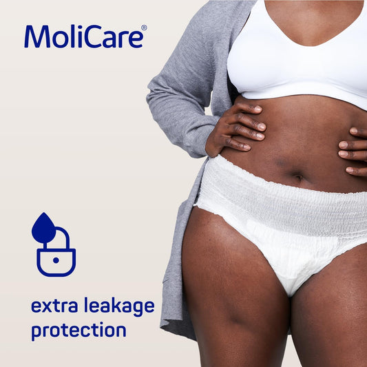 Molicare Premium Mobile 8 Drops Size L, Incontinence Pants For Women And Men With Severe Incontinence, Extra Leakage Protection, Skin Protection, Improved Body Fit, 14 Pieces