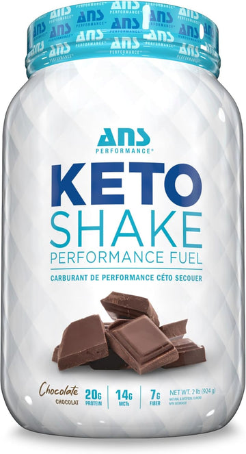 Ketosys Protein Powder - Low Carb Shake - Gluten Free - Delicious Taste - Healthy Fats - Ready To Mix Drink (Chocolate)