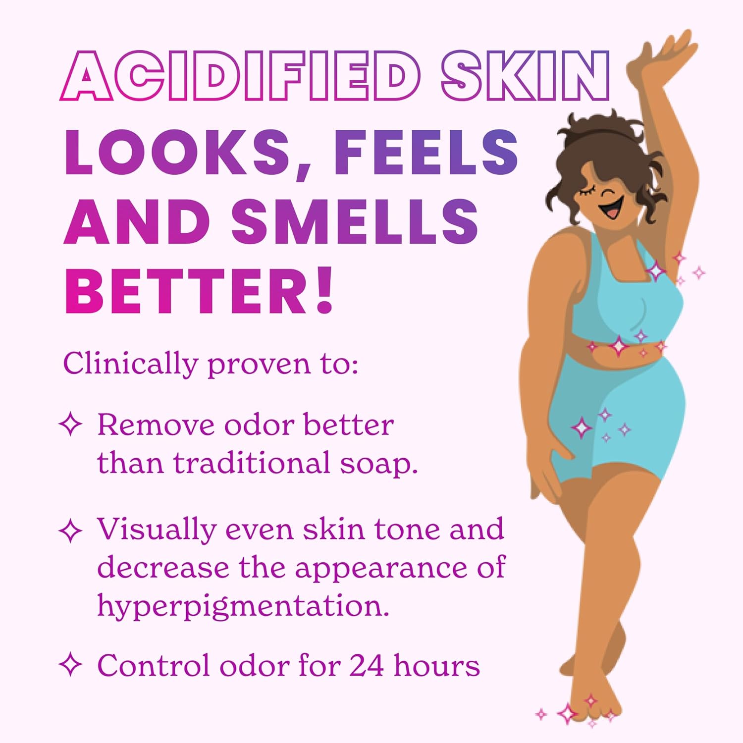 Lume Acidified Body Wash - 24 Hour Odor Control - Removes Odor Better Than Soap - Moisturizing Formula - Formulated Without Sls Or Parabens - Ob/Gyn Developed - 8.5 Ounce (Lavender Sage) : Health & Household