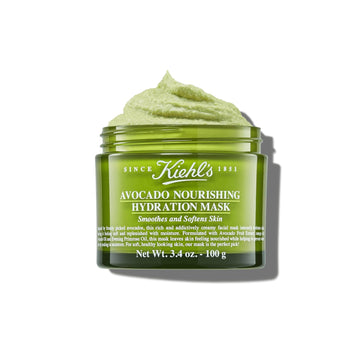 Kiehl'S Avocado Nourishing Hydration Mask, Rich & Creamy Face Mask, Hydrates & Soothes Skin, With Evening Primrose Oil, Maintains Facial Elasticity, Helps Reduce Dryness, Paraben-Free, Fragrance-Free