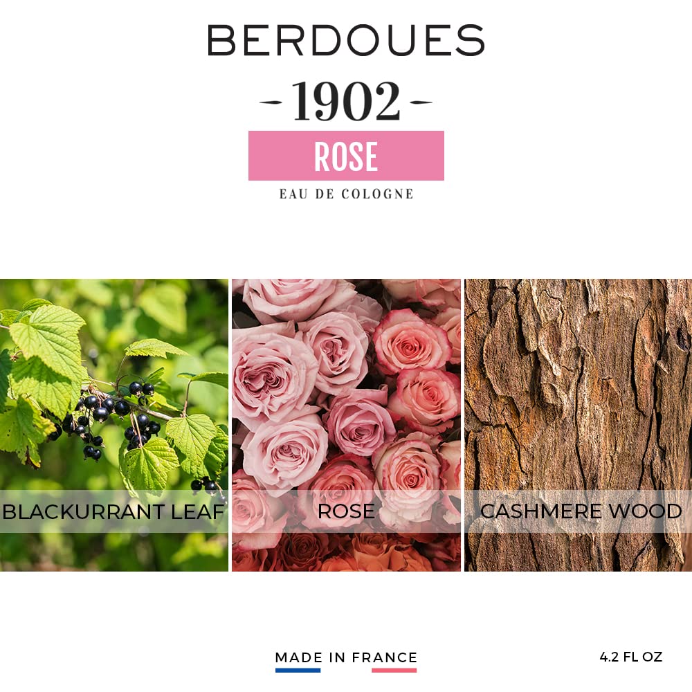 Eau De Cologne Berdoues Rose 125Ml : Beauty & Personal Care