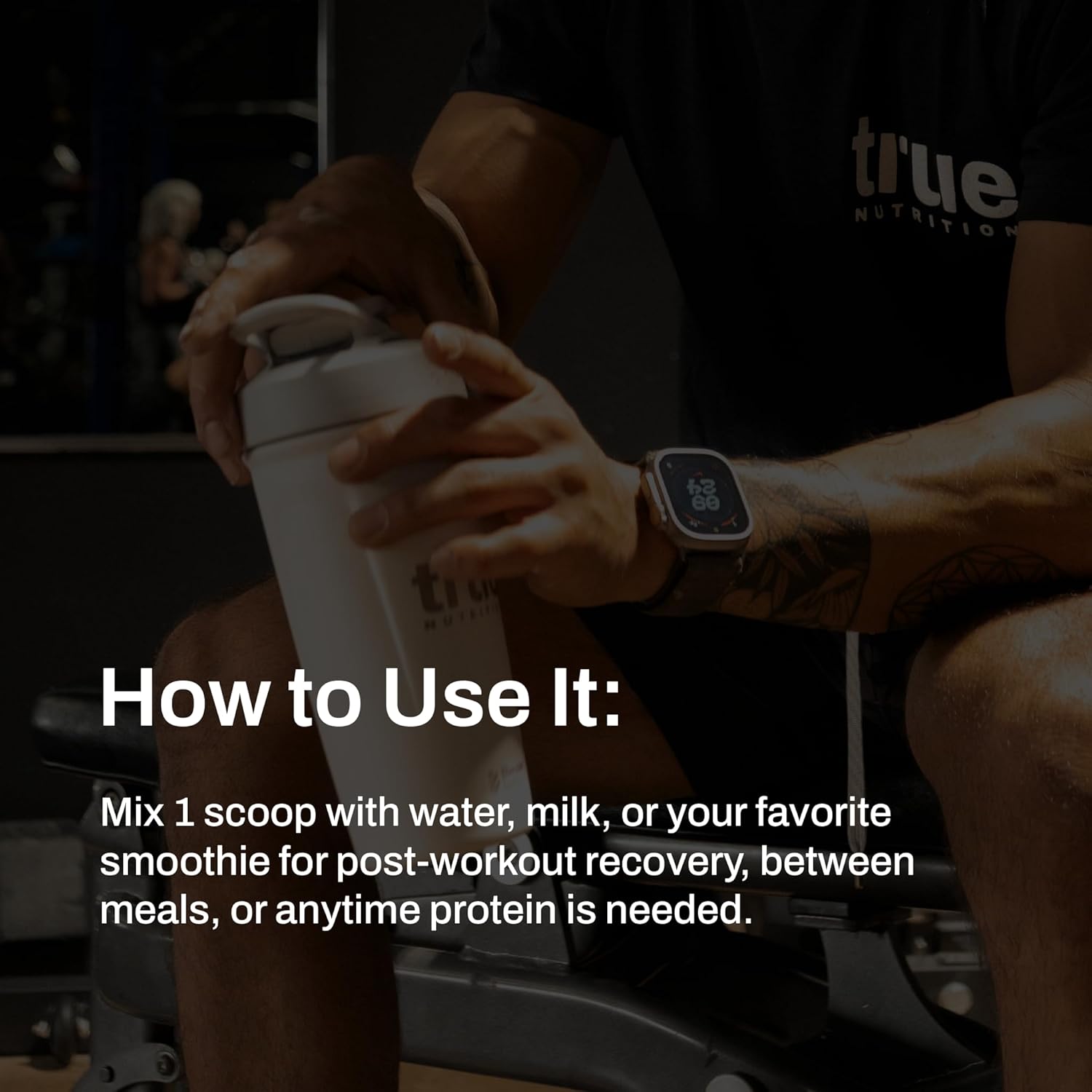 True Nutrition - Whey Protein Concentrate - 100% Whey Protein Powder - Fast Acting Low Carb Protein Powder With Essential Amino Acids - High In Leucine (2 Lb, Unflavored) : Health & Household