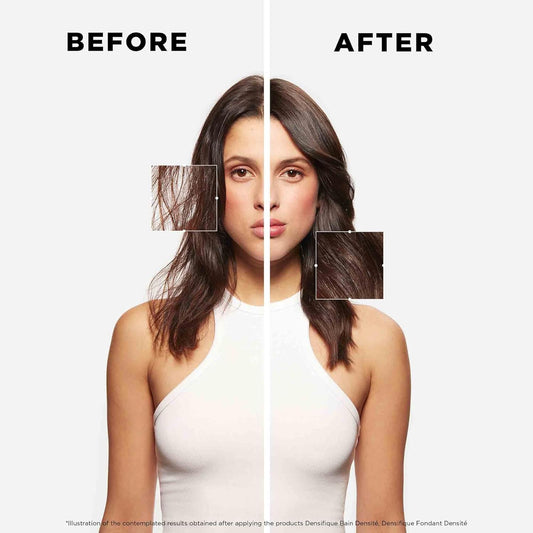 Kérastase Densifique Femme, Thickening & Volumising Shampoo, For Fine Hair, With Hyaluronic Acid, Intra-Cylane And Stemoxydine, Bain Densité, 250Ml