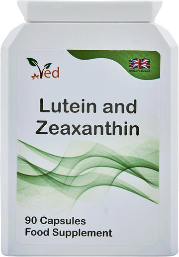 Ved Lutein 40Mg With Zeaxanthin 2Mg,New Micro Encapsulated Marigold Extract Formula, For Maintenance Of Normal Vision, 90 Vegan Capsule(3 Months Supply)