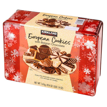 European Cookies Limited Edititon Kirkland Signature With Belgian Chocolate, 49.4 Ounce