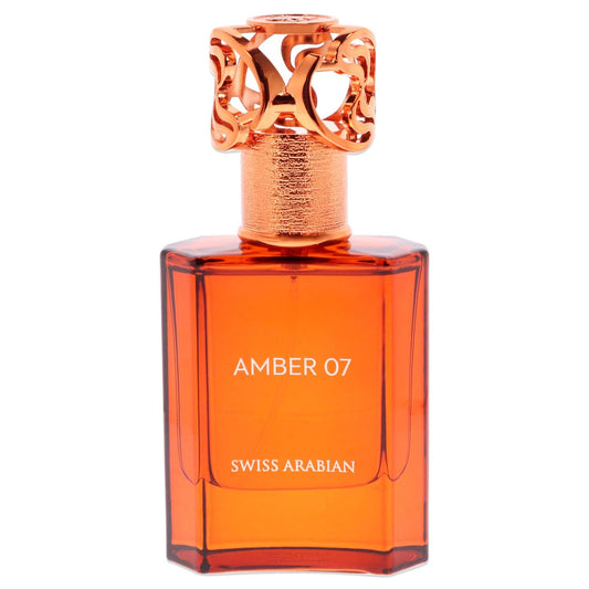 Swiss Arabian Amber 07 - Luxury Products From Dubai - Long Lasting, Addictive Personal Edp Spray Fragrance - Seductive Signature Aroma - 1.7 Oz
